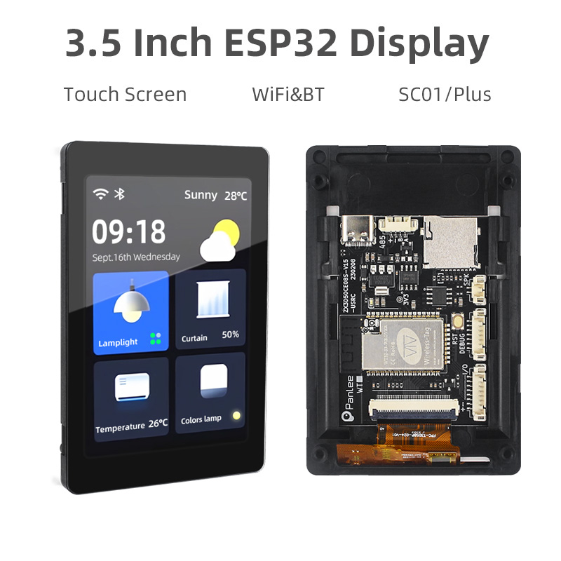 Smart Home Plus - ESP32 บอร์ดพัฒนา MCU พร้อมหน้าจอสัมผัสขนาด 3.5 นิ้ว