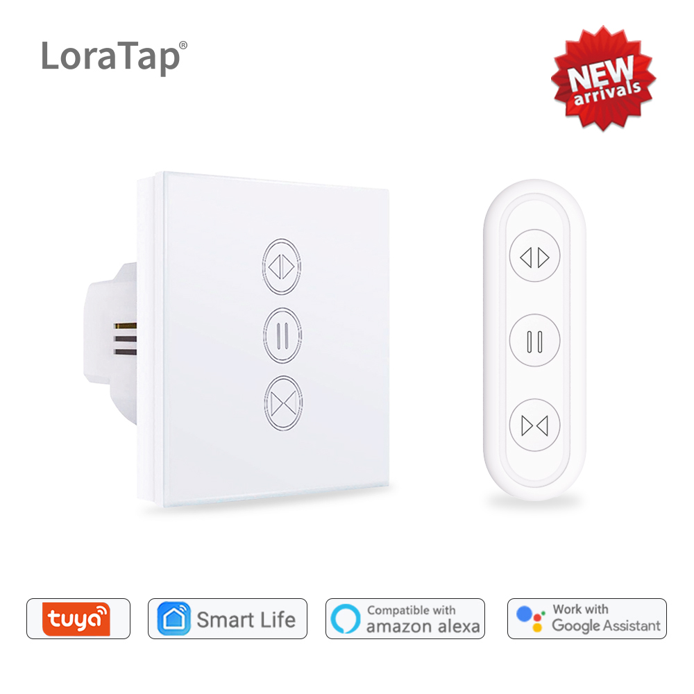 Universal Remote Smart Home - Tuya Smart Life EU WiFi ม่านชัตเตอร์ลูกกลิ้งสําหรับผ้าม่านมอเตอร์ไฟฟ้าพร้อมรีโมทคอนโทรล