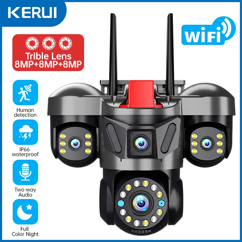 Smart Home Camera Ezviz - KERUI 12K 24MP กลางแจ้ง WiFi กล้อง