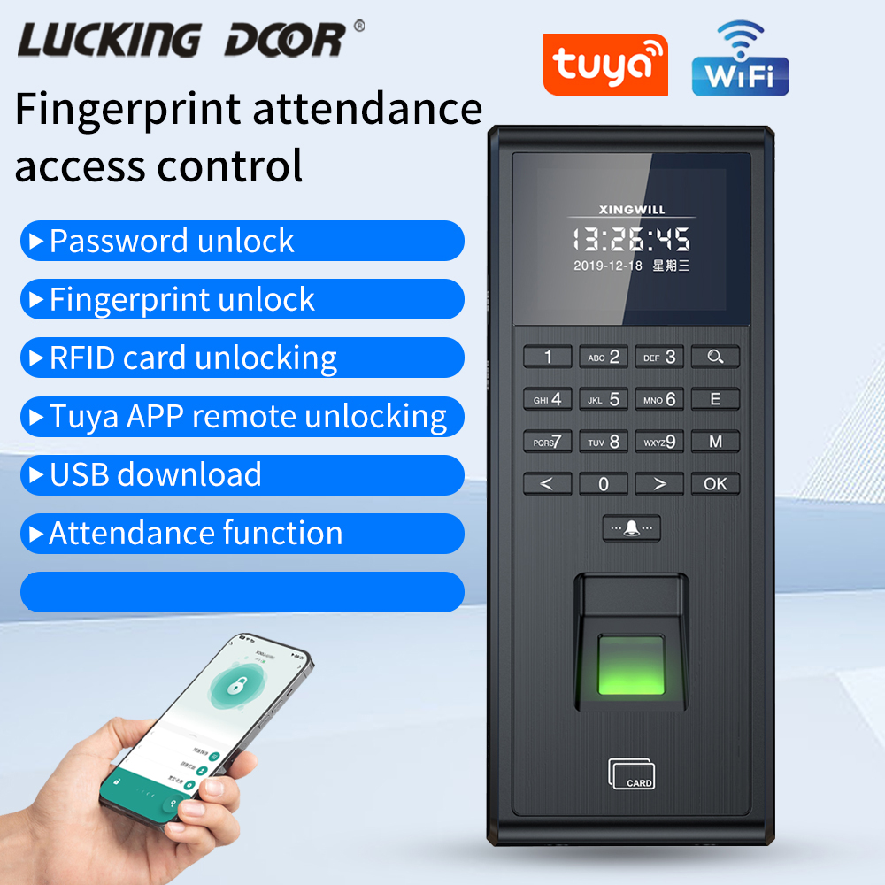 Smart Home Door Lock - Tuya สมาร์ท Biometric ลายนิ้วมือระบบ 1000 ผู้ใช้