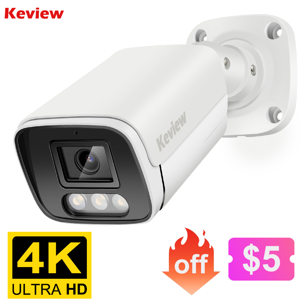 Smart Home Camera Ezviz - 4K Poe กล้องการเฝ้าระวังวิดีโอ IP ONVIF เสียง
