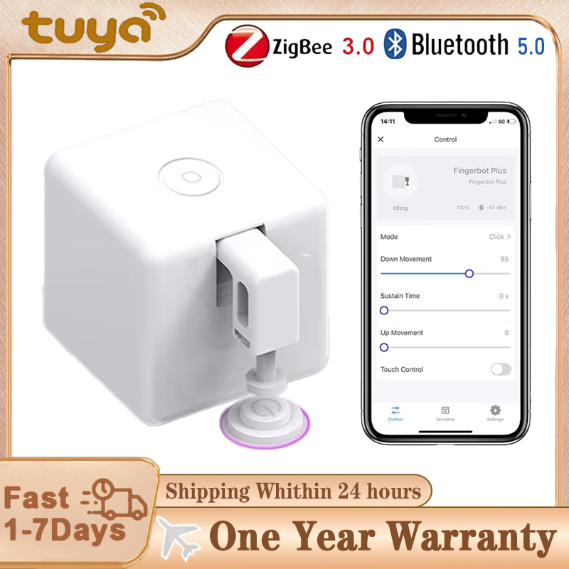 Smart Home Plus - Tuya Zigbee Bluetooth Fingerbot Plus รุ่นหุ่นยนต์กดปุ่ม