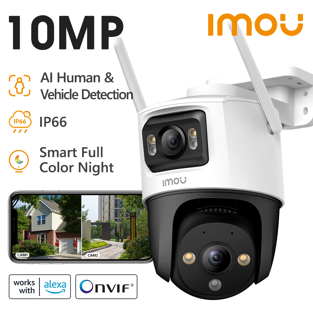 Smart Home Camera Ezviz - กล้องวงจรปิด IMOU Cruiser Dual 10MP สำหรับภายนอกอาคาร