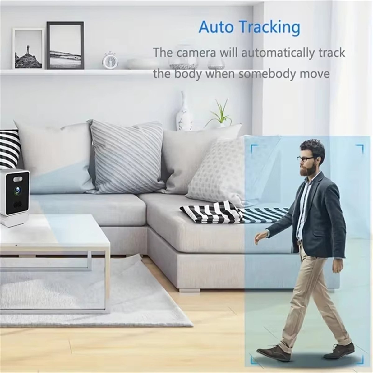 Smart Home Video - A73T HD กล้อง IP ไร้สาย การตรวจสอบกลางแจ้ง