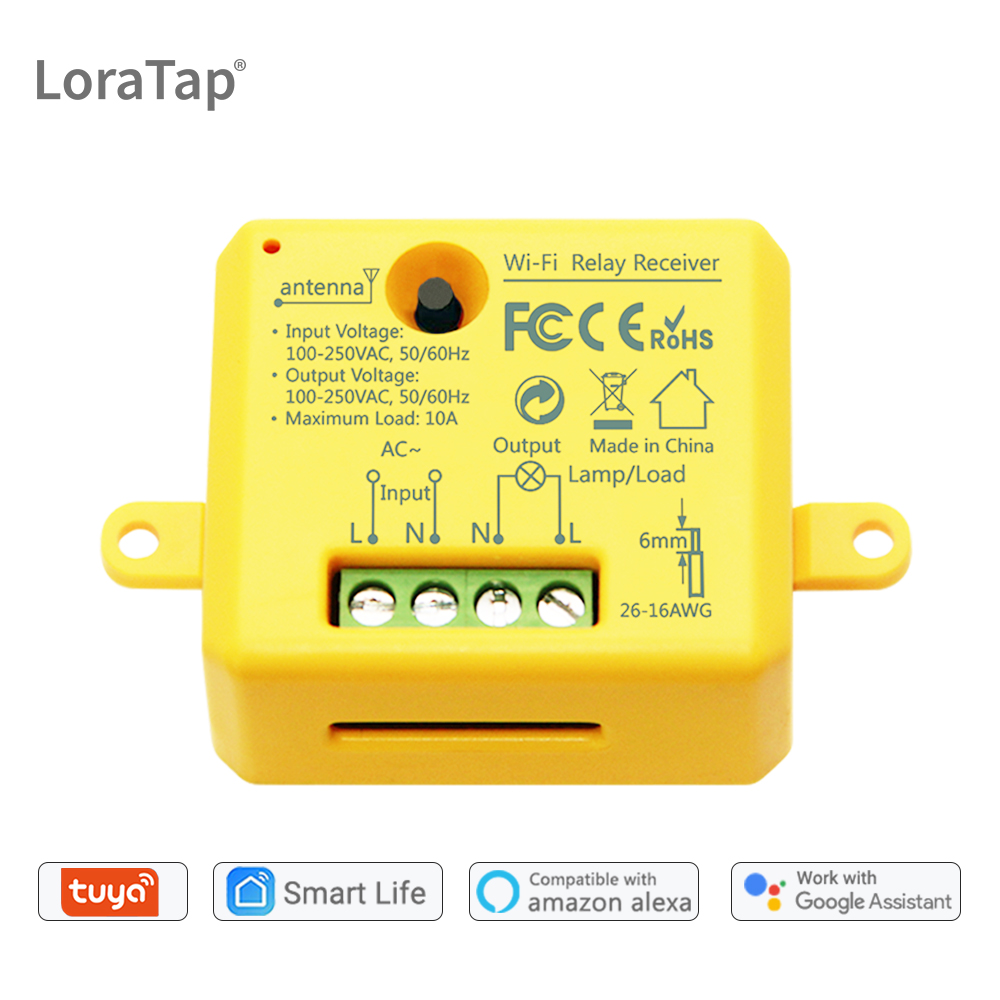 Tuya Smart Life WiFi สวิทช์โมด - Smart Home Yellow บทวิจารณ์และราคา