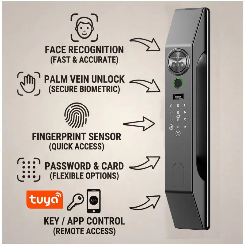 ล็อคประตูอัจฉริยะสำหรับบ้าน ระ - Smart Home Door Lock บทวิจารณ์และราคา