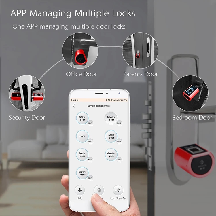 กุญแจล็อคประตูอัจฉริยะแบบสแกนล - Smart Home Plus บทวิจารณ์และราคา