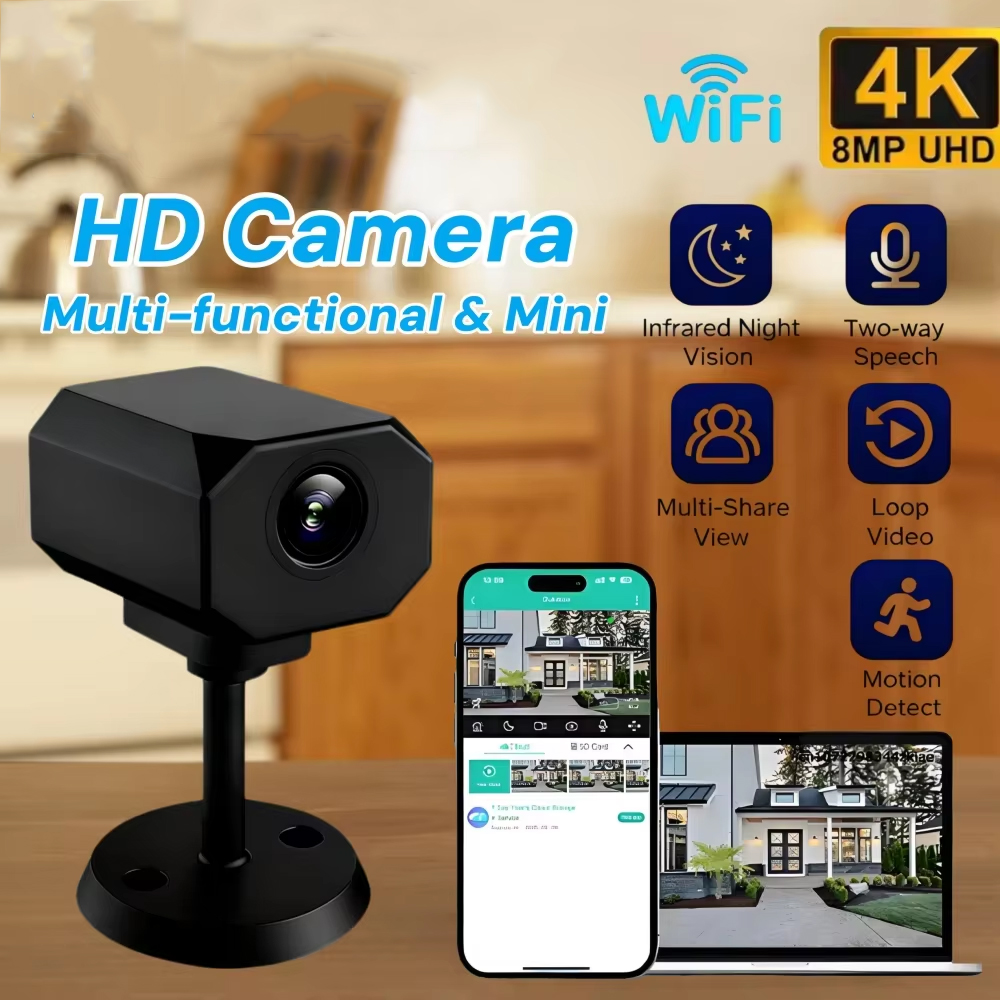 กล้องวงจรปิด 4K HD WiFi สำหรับ - Smart Home Video บทวิจารณ์และราคา
