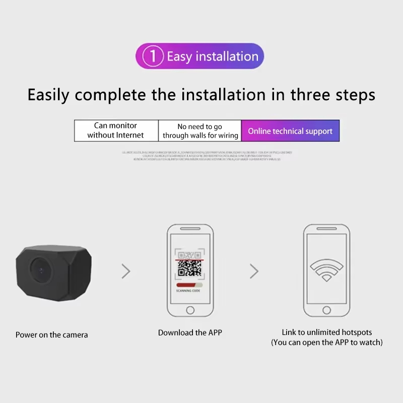 กล้องวงจรปิด 4K HD WiFi สำหรับ - Smart Home Video บทวิจารณ์และราคา