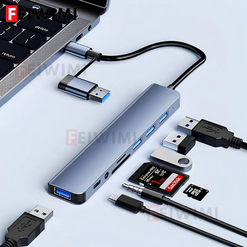ตัวแยกพอร์ต USB C แบบ 8 in 2 ฮ - Smart Home Hub 2 บทวิจารณ์และราคา