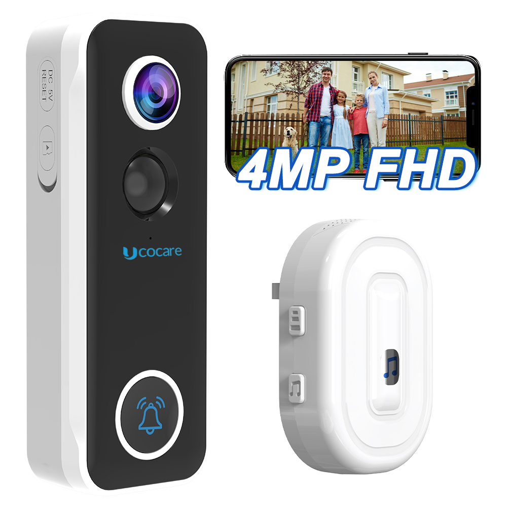 UCOCARE 4MP วิดีโอดอร์เบลล์ไร้ - Smart Home Video บทวิจารณ์และราคา