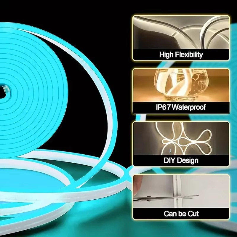 Tuya ริ้วสายไฟนีออน LED Wifi เ - Smart Home Yellow บทวิจารณ์และราคา