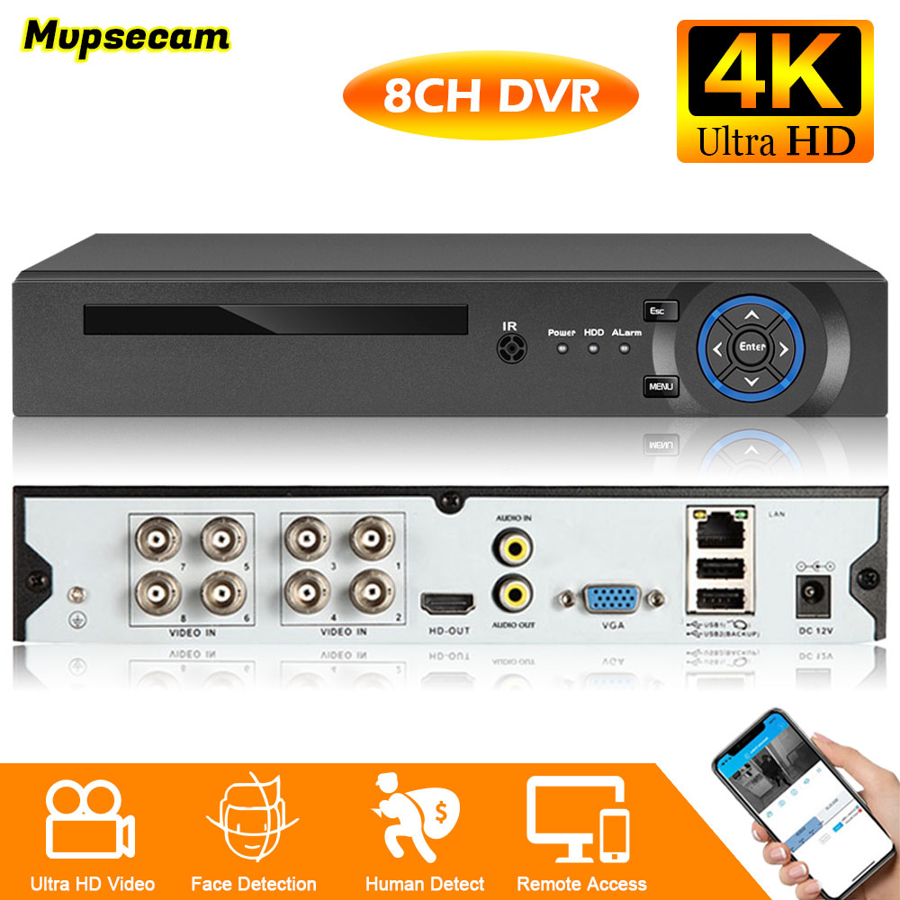 4K 8MP กล้องวงจรปิด DVR Smart  - Smart Home Microsoft บทวิจารณ์และราคา