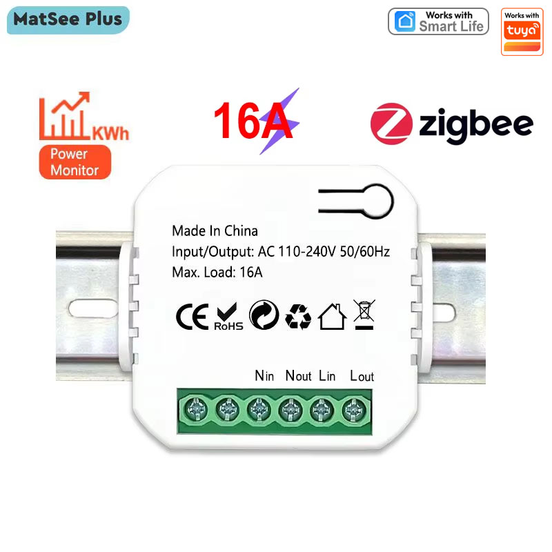 Tuya Smart ZigBee มิเตอร์ไฟฟ้า - Smart Home Plus บทวิจารณ์และราคา