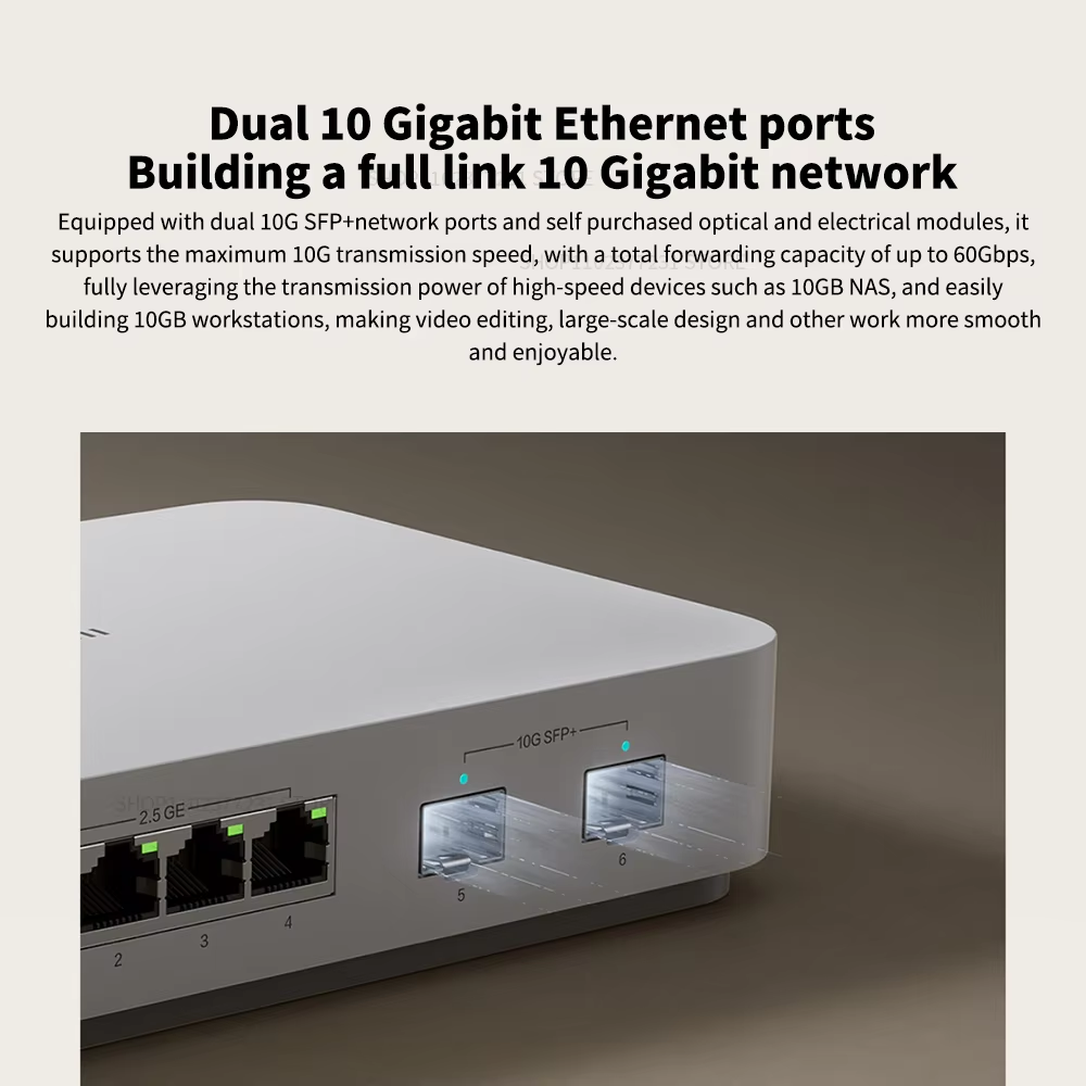 ใหม่เสี่ยวหมี่ 10G อีเธอร์เน็ต - Smart Home Hub 2 บทวิจารณ์และราคา