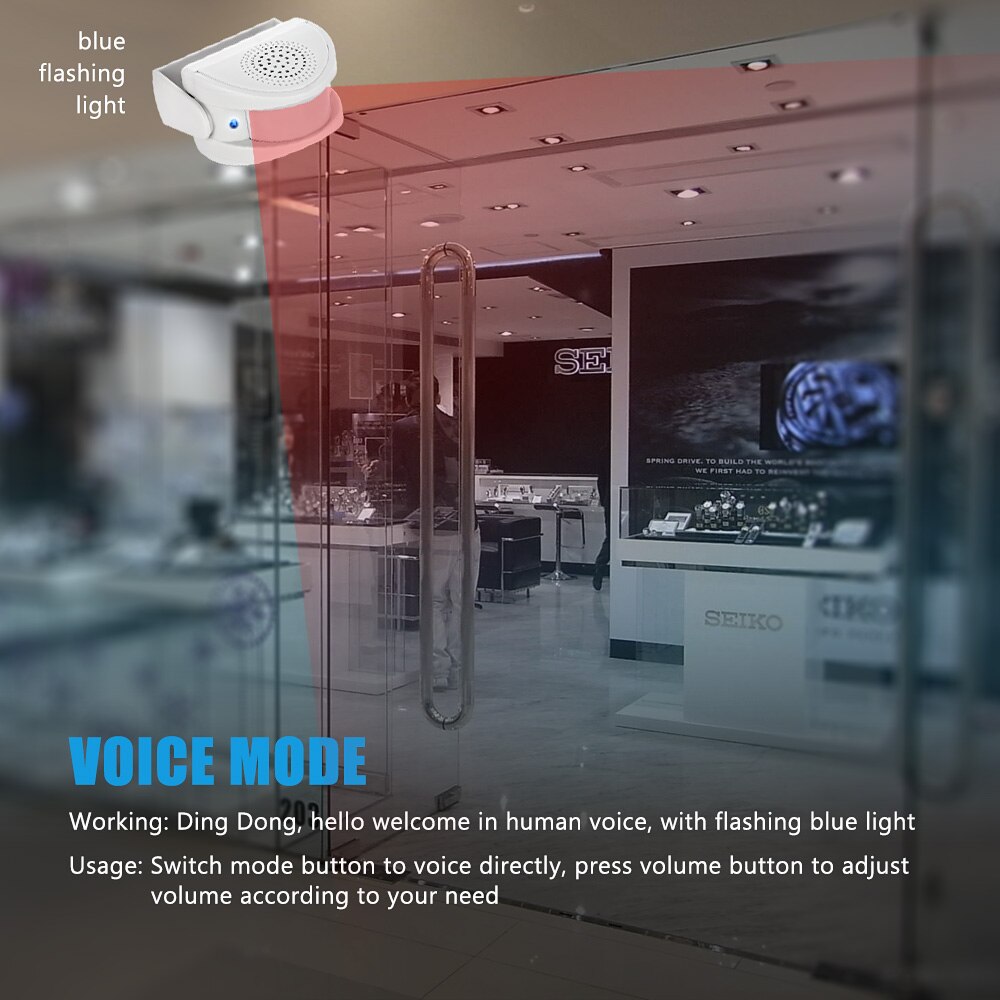 Fuers กริ่งสัญญาณเตือนต้อนรับแ - Wireless Door Sensor บทวิจารณ์และราคา