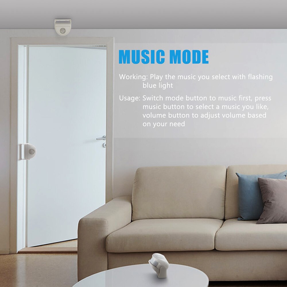 Fuers กริ่งสัญญาณเตือนต้อนรับแ - Wireless Door Sensor บทวิจารณ์และราคา