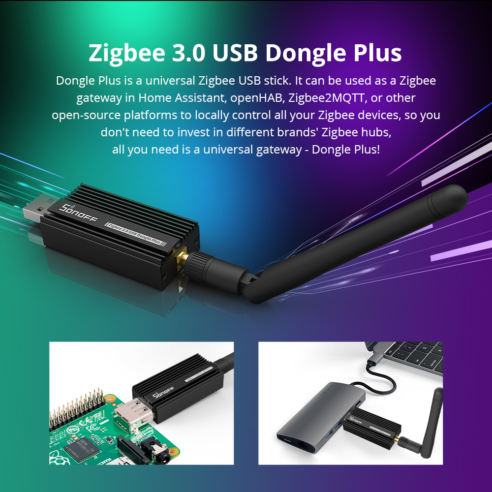 SONOFF Zigbee 3.0 USB Dongle P - Smart Home Plus บทวิจารณ์และราคา