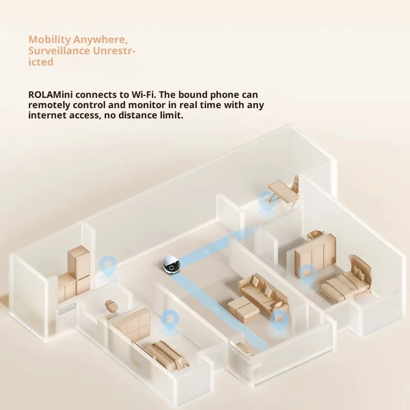 หุ่นยนต์อัจฉริยะ Enabot ROLA M - Smart Home Video บทวิจารณ์และราคา