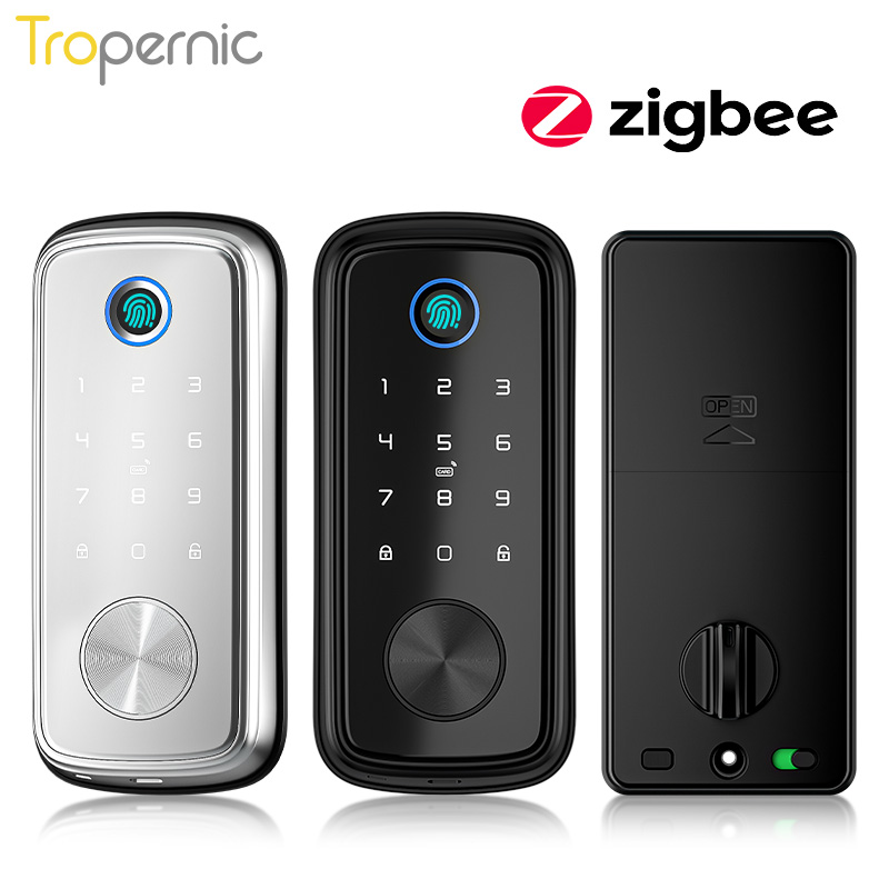 Tuya กลอนประตูแบบปลดล็อคด้วยรห - Smart Home Door Lock บทวิจารณ์และราคา