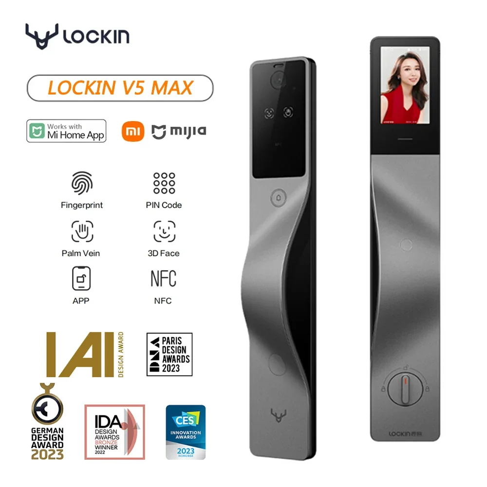 ล็อคอิน V5 Max ระบบจดจำใบหน้า  - Smart Home Door Lock บทวิจารณ์และราคา